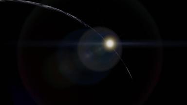 日出黎明卫星黎明前的视频